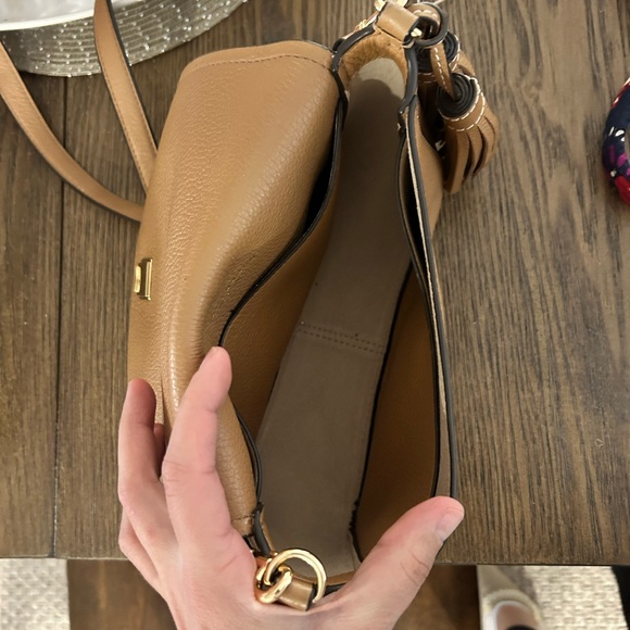 Tory Burch Brown Leather Crossbody Bag - Picture 4 of 4